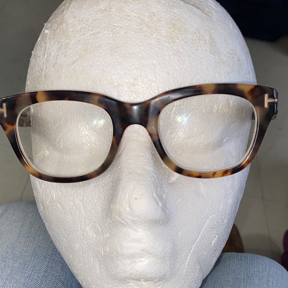 TOM FORD TORTOISE FRAMES EYEGLASSES WITH CASE - image 1